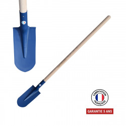 Pelle fortification 13 cm – rebords ronds soudés – manche 110 cm PEFC – outil de terrassement de marque PERRIN  , référence: B9519500
