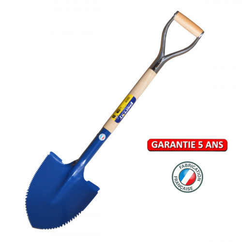 Pelle de bord 21 cm – manche YD PEFC – outil de terrassement - PERRIN  