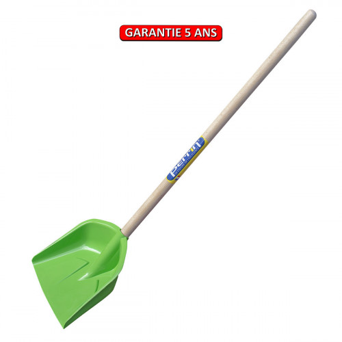 Pelle à neige enfant 19 cm – manche pomme 60 cm – verte - PERRIN  