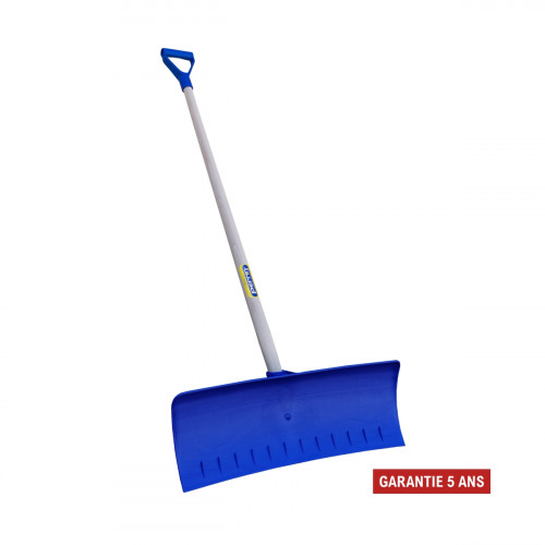 Poussoir à neige 62 cm – fibre de verre – manche poignée plastique 130 cm – ultra résistant - PERRIN  