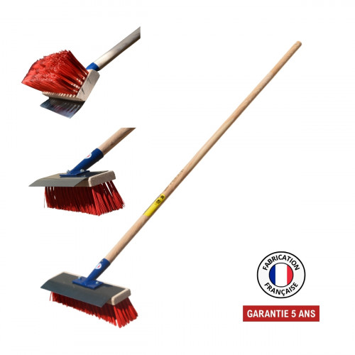 Balai racloir 32 cm – lame réversible – manche 150 cm PEFC - PERRIN  