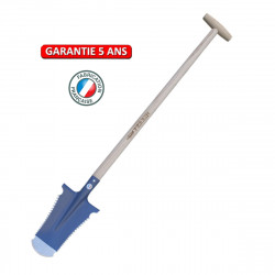 Bêche Caïman 29 cm – manche béquille – coupe racines de marque PERRIN  , référence: J9521200