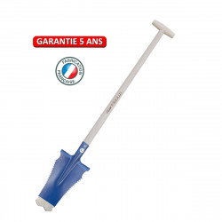 Bêche Caïman Pro 33 cm – manche béquille PEFC – coupe racines de marque PERRIN  , référence: J9521300