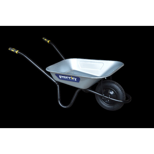 Brouette Dynamic roue gonflée – caisse galvanisée – usage chantier - PERRIN  