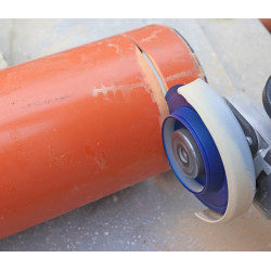 Disque diamant combiné Ø125 mm – coupe et chanfreinage – pour tubes PVC - BergTecTool