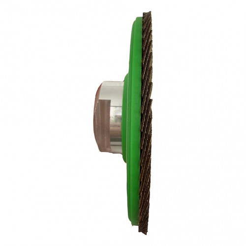 Disque à lamelles diamant hybride Ø115 mm – grain K60 – filetage M14 - BergTecTool