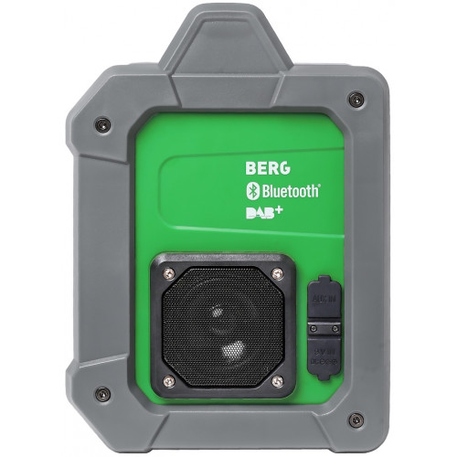 Radio de chantier Bluetooth DAB+ avec batterie Li-Ion – 2x15W – étanche IP54 - BergTecTool