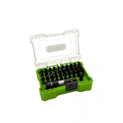Coffret d’embouts de vissage 32 pièces avec porte-embout magnétique – 25 mm - BergTecTool