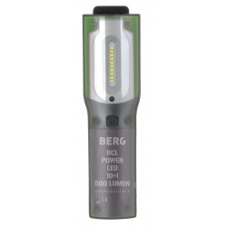 Lampe baladeuse LED rechargeable 5 W – 10+1 LED de marque BergTecTool, référence: B9526900