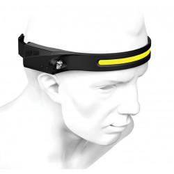 Lampe frontale LED rechargeable 5 W + 3 W avec capteur - BergTecTool