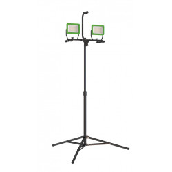 Projecteur LED double sur trépied 100 W IP65 – hauteur 1,7 m de marque BergTecTool, référence: B9527100