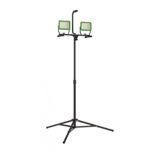 Projecteur LED double sur trépied 100 W IP65 – hauteur 1,7 m - BergTecTool