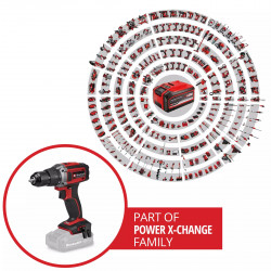 Perceuse-visseuse sans fil - TE-CD 18/50 Li Solo  - 18 V 50 Nm - mandrin 13 mm - livrée sans batterie - EINHELL 