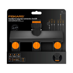 Connecteur robinet à trois voies Comfort, on/off - FISKARS