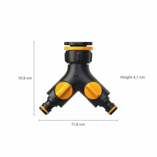 Nez de robinet 2 sorties ON/OFF - FISKARS