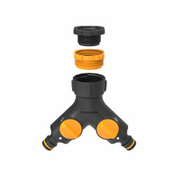 Nez de robinet 2 sorties ON/OFF - FISKARS