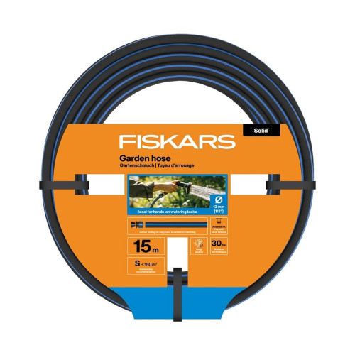 Tuyau d’arrosage Solid 13 mm (1/2”), 15 m - FISKARS