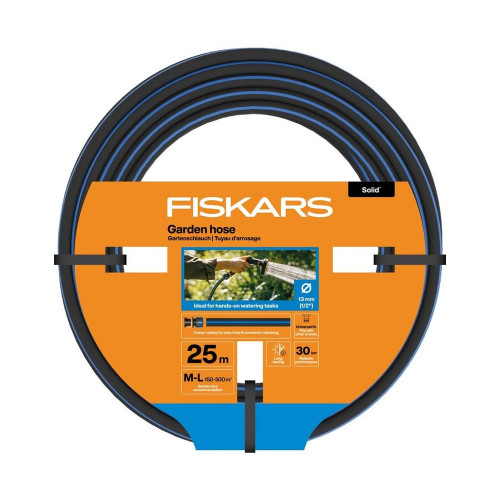 Tuyau d’arrosage Solid 13 mm (1/2”), 25 m - FISKARS