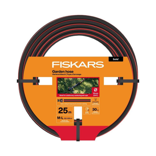 Tuyau d’arrosage Solid 19 mm (3/4”), 25 m - FISKARS