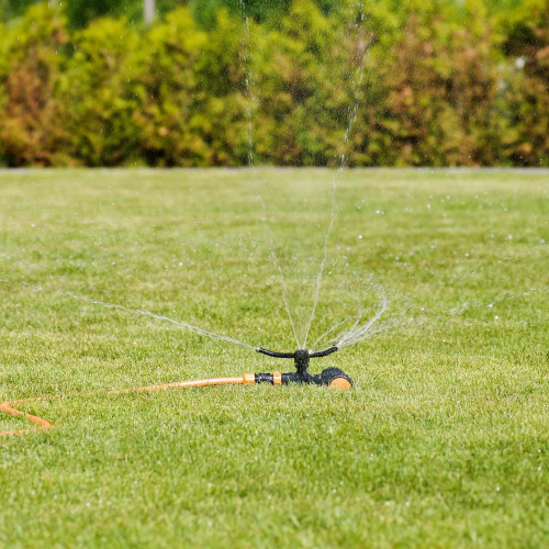 Arroseur rotatif métal sur roues - FISKARS