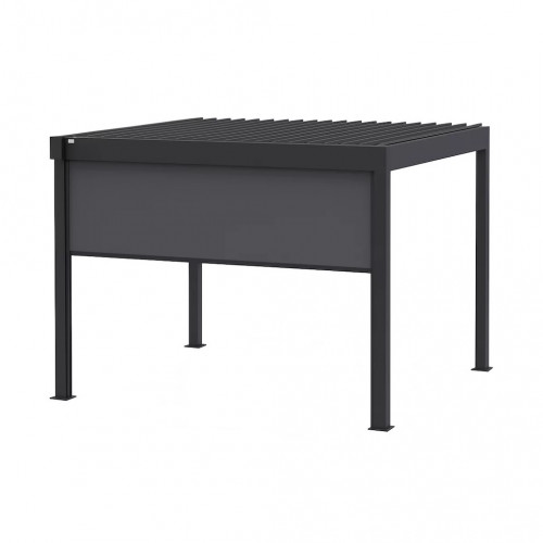 Store vertical pergola 370 cm aluminium textilène – gris anthracite - Ombréa