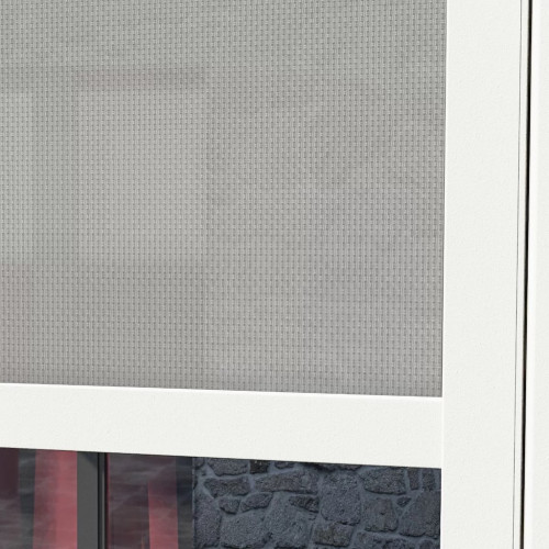 Store vertical pergola 279 cm aluminium textilène – blanc - Ombréa