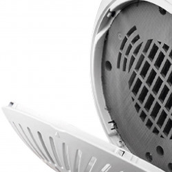 Ventilateur chauffant sans pales - BERO 1 blanc – 1500 W chauffage – 20 W ventilation – connecté - Ruby