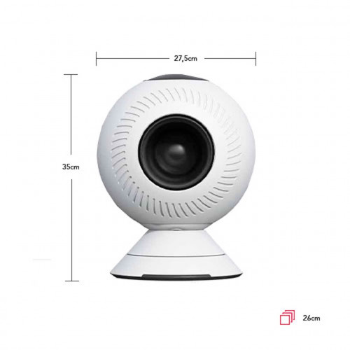 Ventilateur chauffant sans pales - BERO 1 blanc – 1500 W chauffage – 20 W ventilation – connecté - Ruby