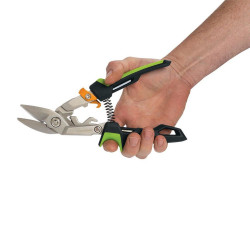 Cisaille PowerGear type "aviation" coupe à droite lame Offset 38,1mm - FISKARS
