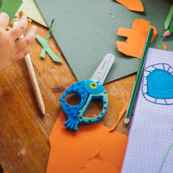 Ciseaux Enfants poisson 13 cm - FISKARS