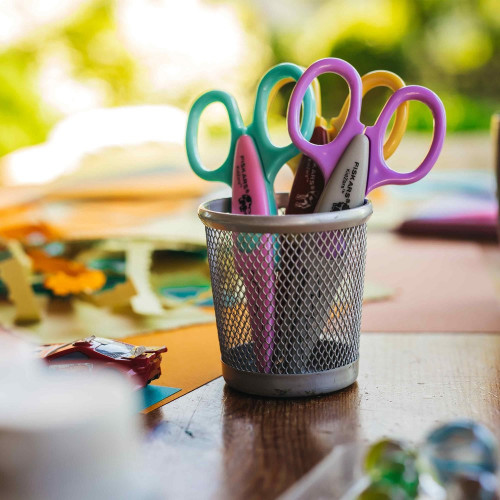 Pack de 3 ciseaux cranteurs Kidzors? Animaux du zoo - FISKARS