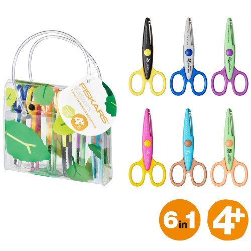 Set de 6 ciseaux cranteurs Kidzors - FISKARS