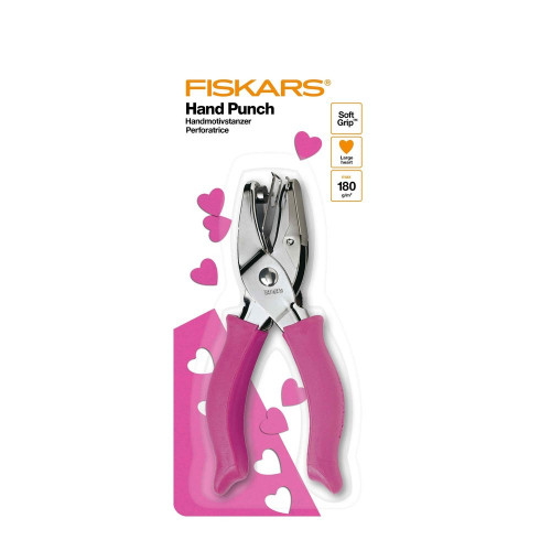 Perforatrice emporte-pièces 1/4" grand c?oeur - FISKARS