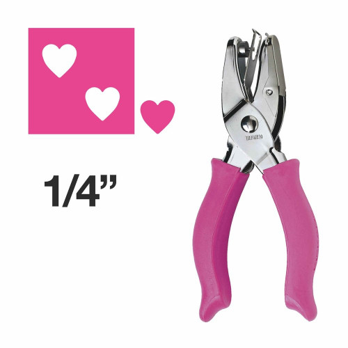 Perforatrice emporte-pièces 1/4" grand c?oeur - FISKARS