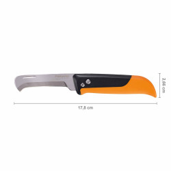 Couteau de récolte pliable X-series™ K80 - lame en acier inoxydable - FISKARS