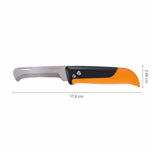 Couteau de récolte pliable X-series™ K80 - lame en acier inoxydable - FISKARS