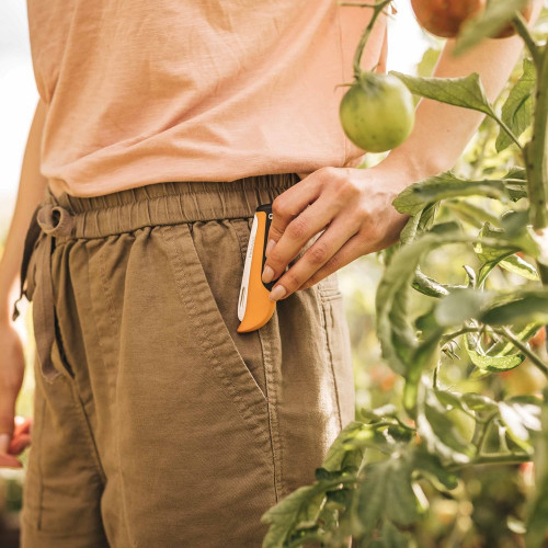 Couteau de récolte pliable X-series™ K80 - lame en acier inoxydable - FISKARS