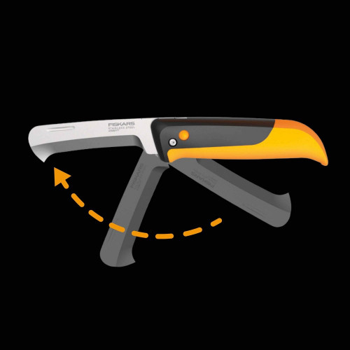 Couteau de récolte pliable X-series™ K80 - lame en acier inoxydable - FISKARS