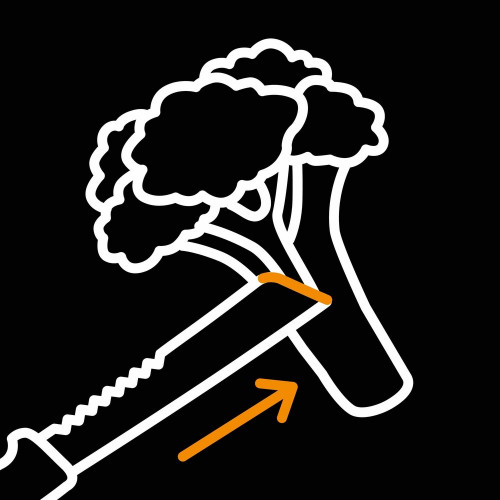 Couteau de récolte X-series™ K82 - lame fixe en acier inoxydable - étui en plastique dur - FISKARS