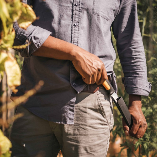 Couteau de récolte X-series™ K82 - lame fixe en acier inoxydable - étui en plastique dur - FISKARS