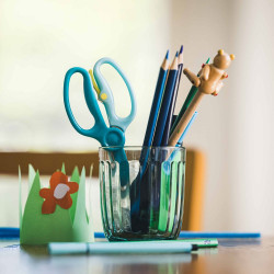 Ciseaux d’entraînement pour enfants à partir de 3 ans - bleu - FISKARS
