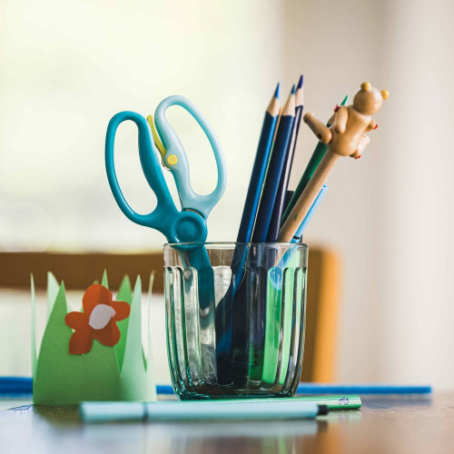 Ciseaux d’entraînement pour enfants à partir de 3 ans - bleu - FISKARS