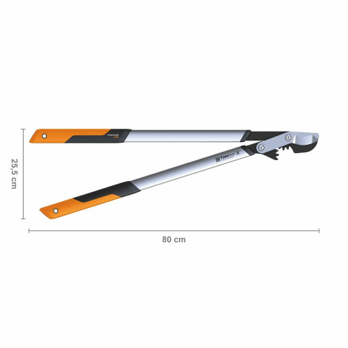 Coupe-branches Powergear X - L à crémaillère et à lame franche 80 cm - Ø 50 mm - FISKARS