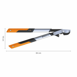 Coupe-branches Powergear X - M à crémaillère et à lame franche 65 cm - Ø 50 mm - FISKARS