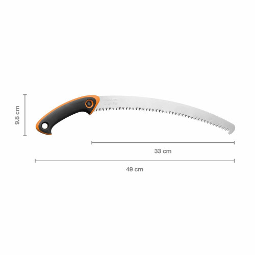 Scie de jardin professionnelle 33 cm - Lame courbe - FISKARS