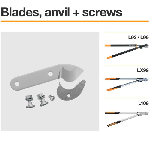 Kit lame et enclume, boulons pour coupe-branches L109/LX99 - FISKARS