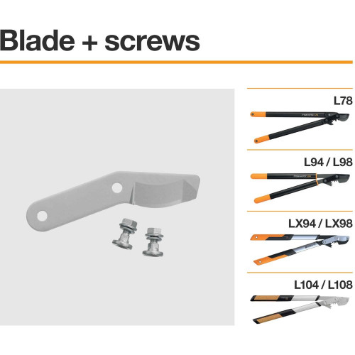 Kit lame et boulons pour coupe-branches L104/L108/LX94/LX98/L78/L94/L98 - FISKARS