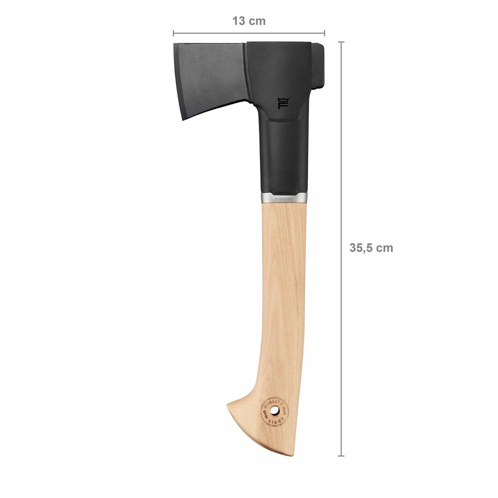 Fiskars Norden N7 Hache compacte 386 mm 791 g manche hickory lame acier carbone