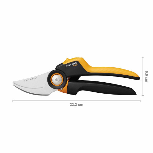 Sécateur X-series P961 lame franche Ø 26 mm - à crémaillère - poignée tournante - grande main - FISKARS
