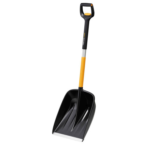 Pelle poussoir à neige télescopique  X-series  - poignée coudée en forme de D - FISKARS